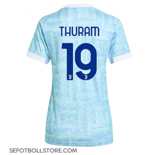 Juventus Khephren Thuram #19 Replika Bortatröja Dam 2025-26 Kortärmad